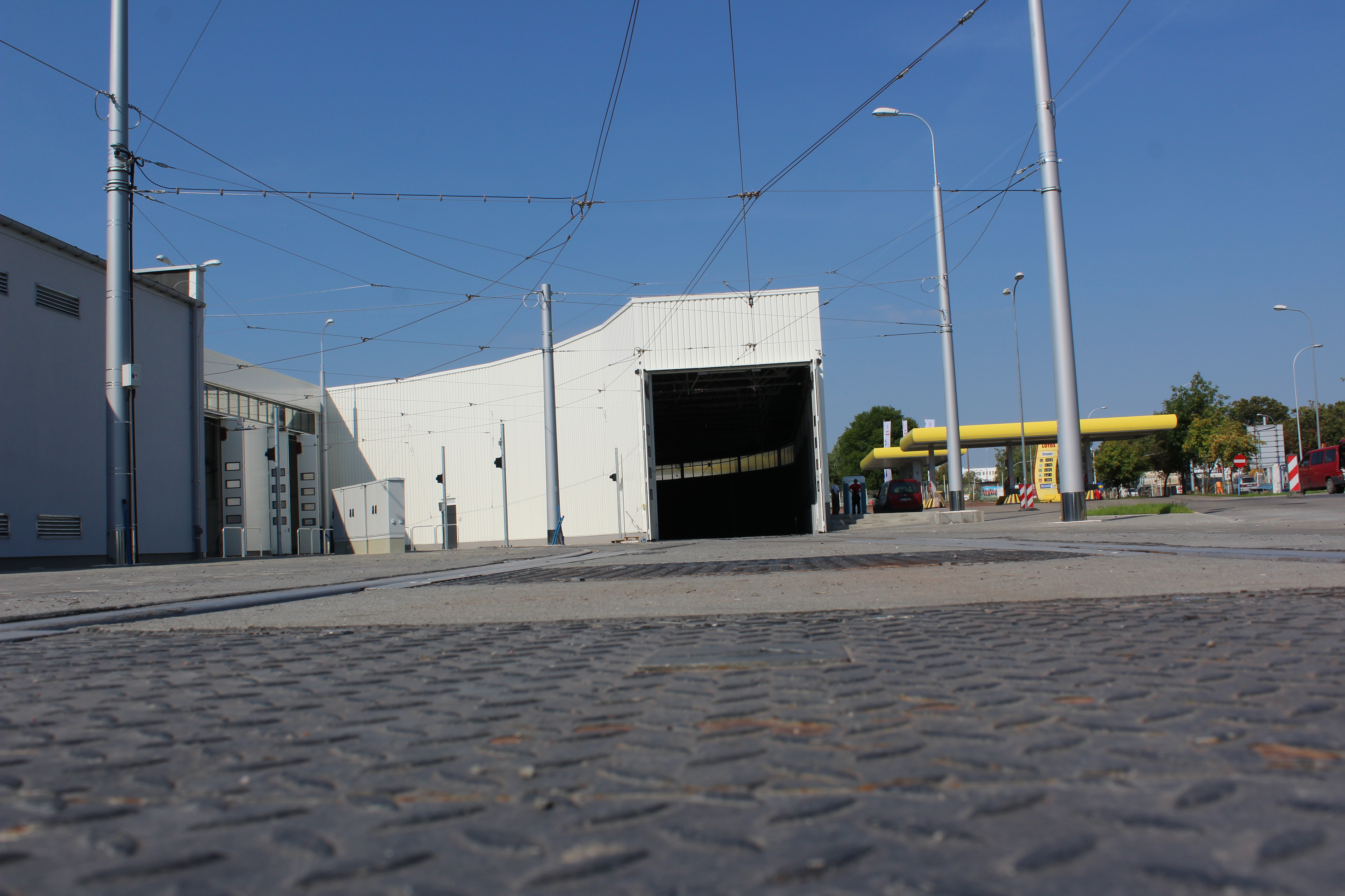 Zajezdnia tramwajowa w Olsztynie — realizacja Geobruk